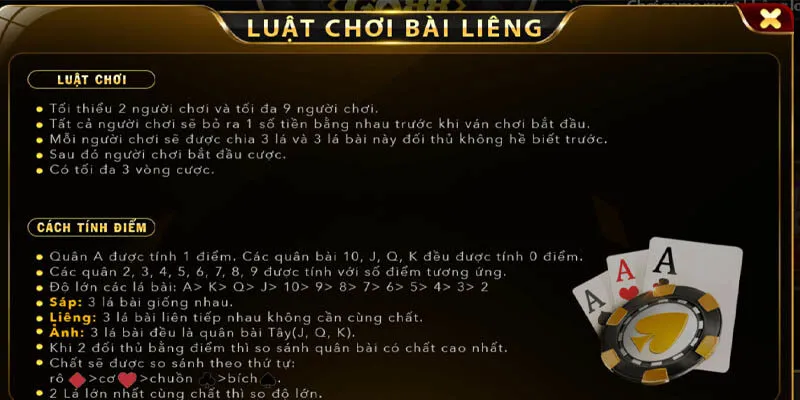 Game bài Liêng Go88 - Game bài thắng tiền cỏ mỗi ngày Quy tắc đánh bài Liêng Go88