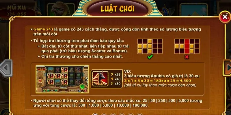 Luật Chơi Game Slot - Nổ hũ Bí Mật Cleopatra Go88 Bí Mật Cleopatra Go88 có luật chơi như thế nào?