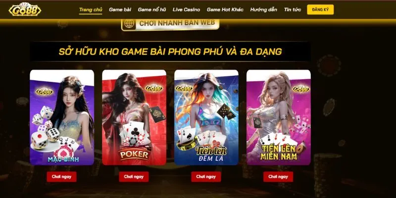 Luật chơi Tiến Lên Miền Nam Go88 Nắm chắc luật chơi giúp anh em chinh phục mọi phần thưởng lớn tại Go88