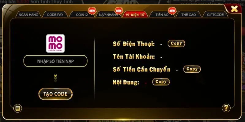 Hướng Dẫn 8 Cách Nạp Tiền Go88 Siêu Nhanh Nạp tiền thông qua ví điện tử siêu nhanh, cược thủ nên áp dụng