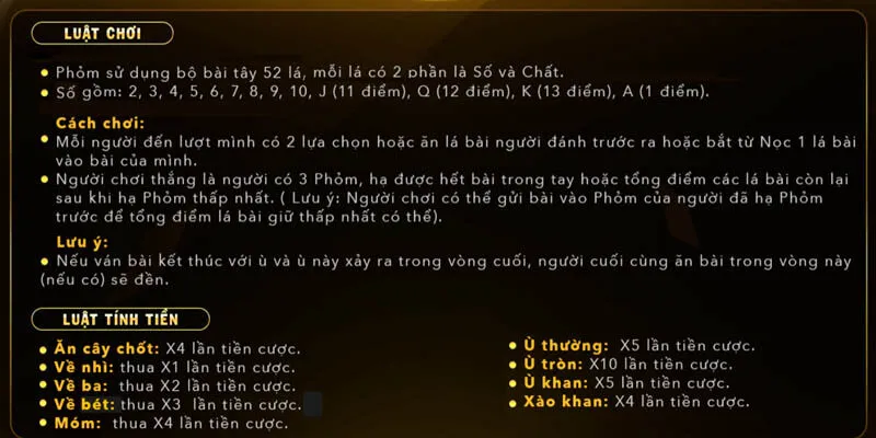 Game đánh bài Phỏm Go88 - Tựa Game Hấp Dẫn Ăn Thưởng Lớn Thuật ngữ cơ bản Phỏm Go88