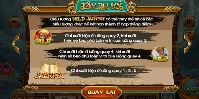 Tây Du Ký Go88 game nổ hũ đình đám nhất Các biểu tượng khi chơi Tây Du Ký Go88 cần biết