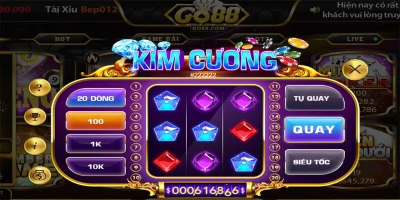 Kim Cương Go88 Tựa Game Nổ hũ Đổi Tiền Thật Số 1 Hiện Nay Giới thiệu Cate nổ hũ Kim Cương Go88