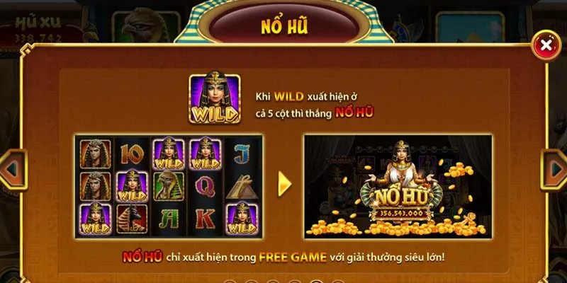 Luật Chơi Game Slot - Nổ hũ Bí Mật Cleopatra Go88 Vòng quay miễn phí